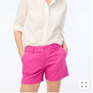 NWT J Crew Factory 5” classic chino shorts size 2